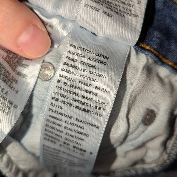 Levi's 721 High rise skinny W28 L30 Indigo - Picture 4 of 8